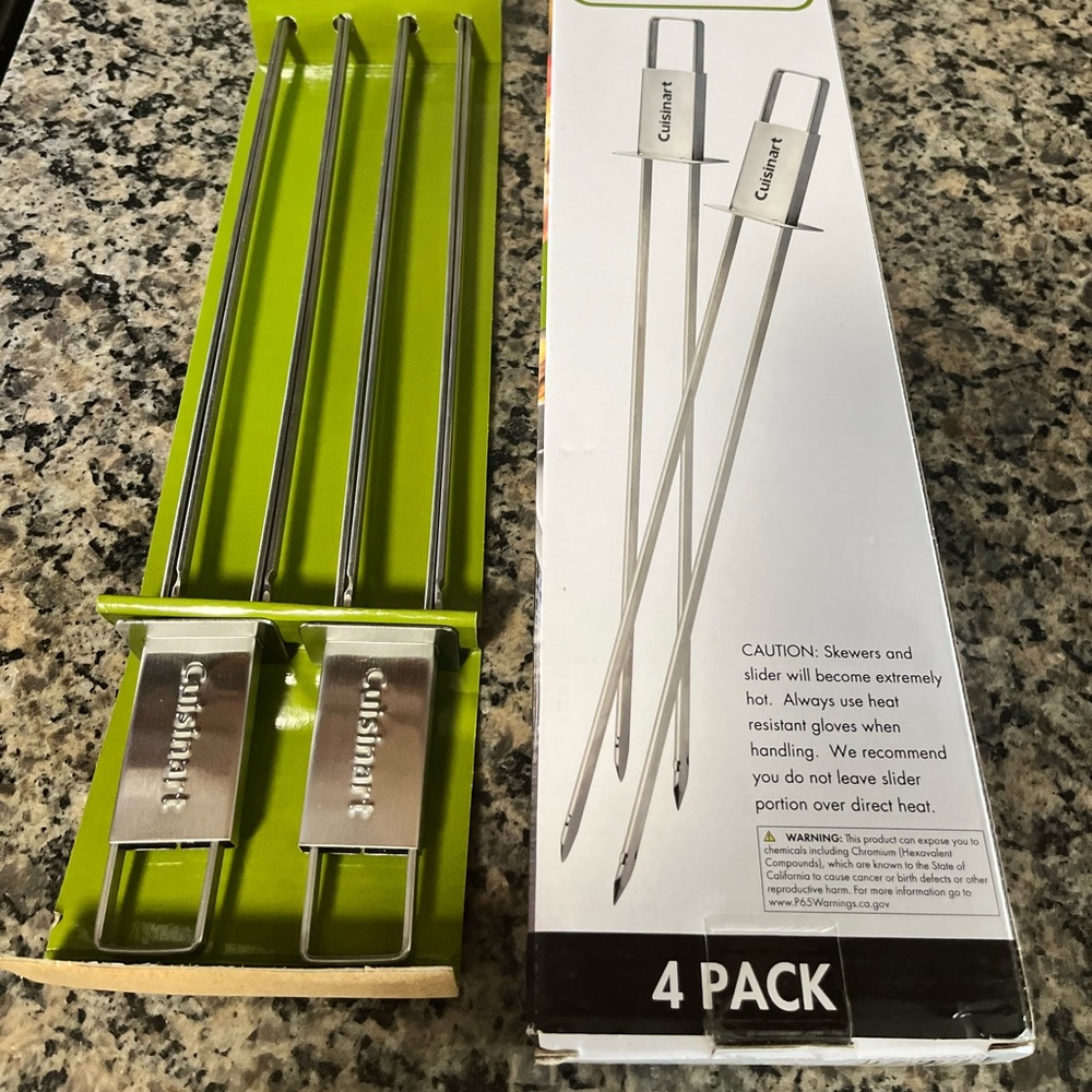 Cuisinart skewer set of 4